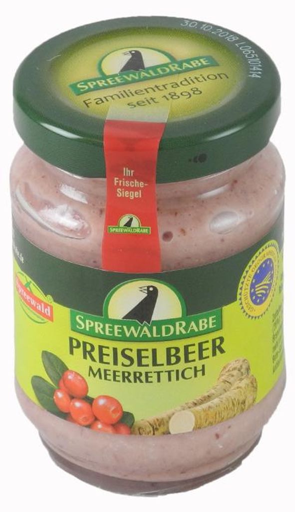 Preiselbeer Meerrettich von Spreewald-Rabe (100 g) Produktbild 