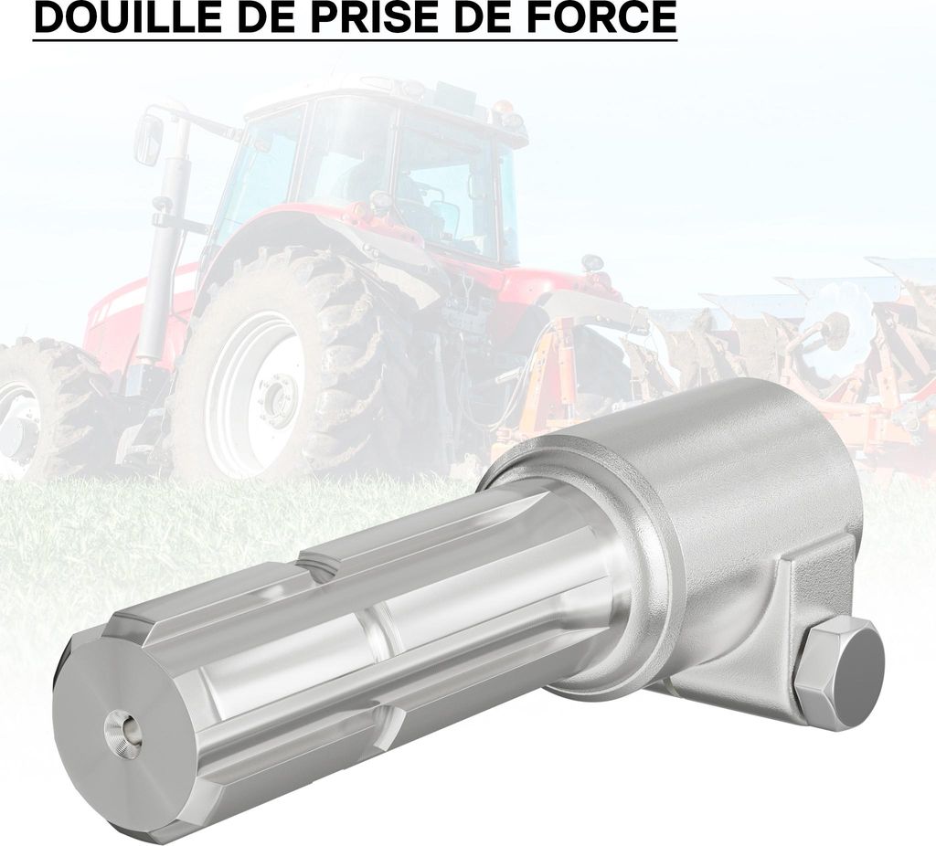 Wiltec Manchon de Prise de force 160mm 8-32x38x6 - 1 3/8