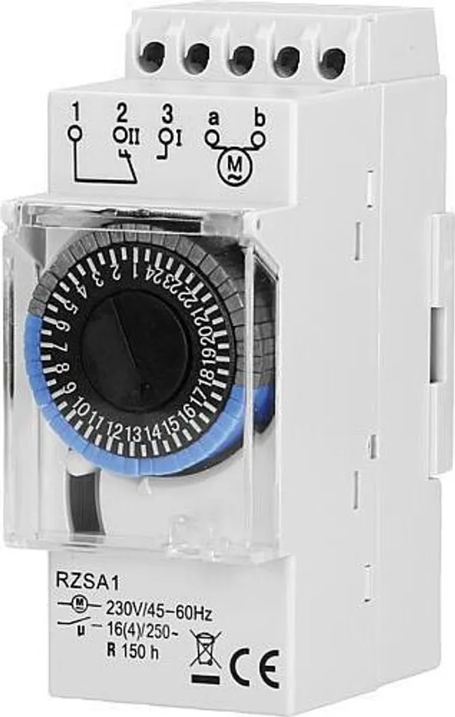 Horloge de Programmation 24h Reltech pour Éclairage et Chauffage 1 Voie - 2