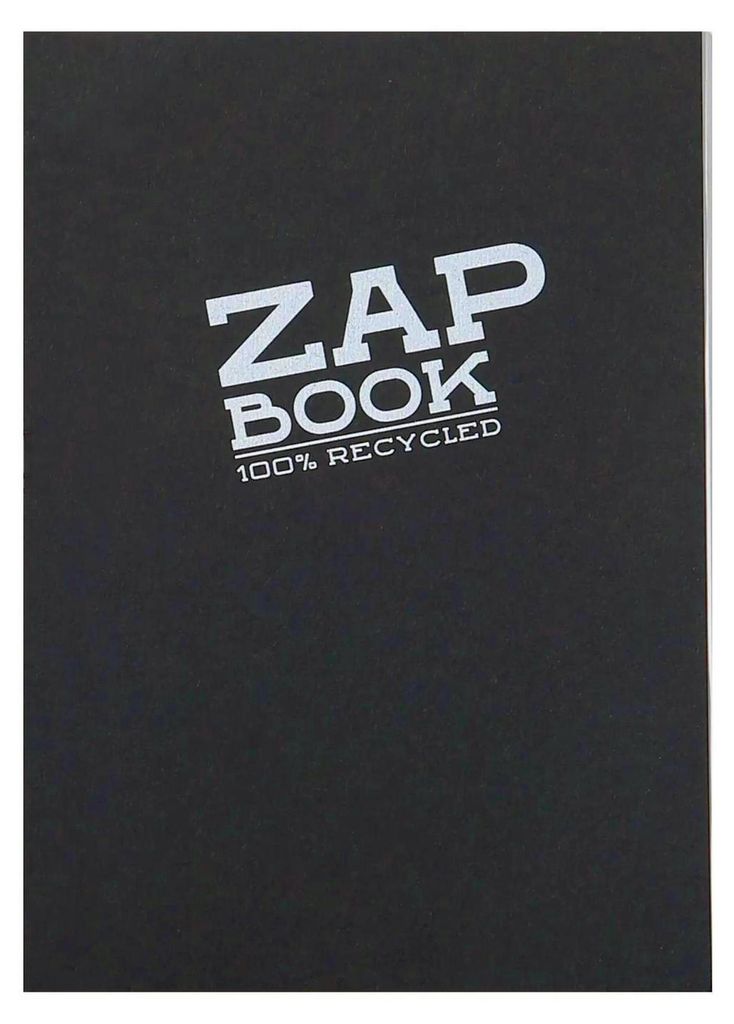 Clairefontaine ZapBook geleimt schwarz A5 80g 160Bl