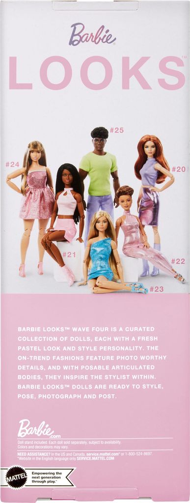 Mattel Barbie HRM13 Looks 21 Mattel Poupées Multicolore