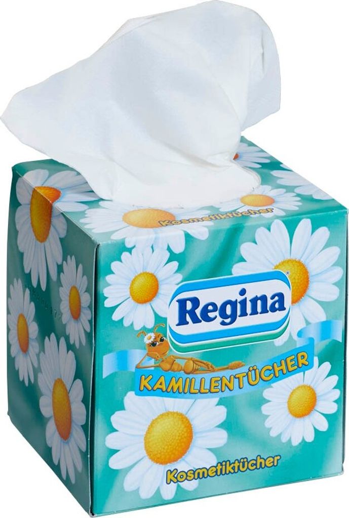Regina Kosmetiktücherbox Kamille, 56 Tücher Produktbild 