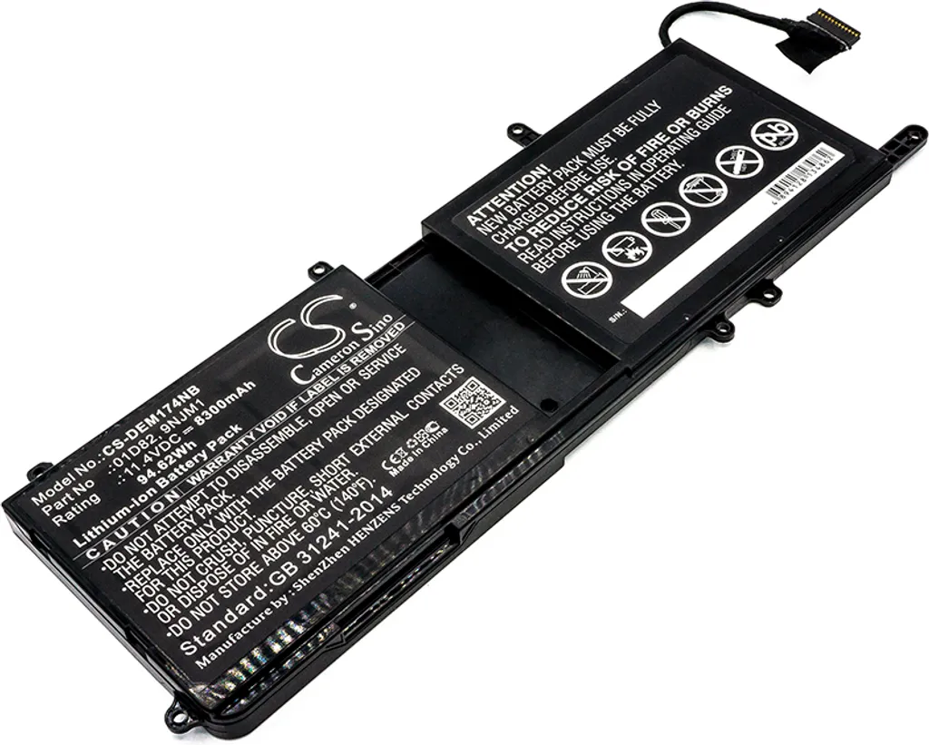 Batterie Lithium 9 cellules pour DELL Alienware 15 R3 R4 avec Protection