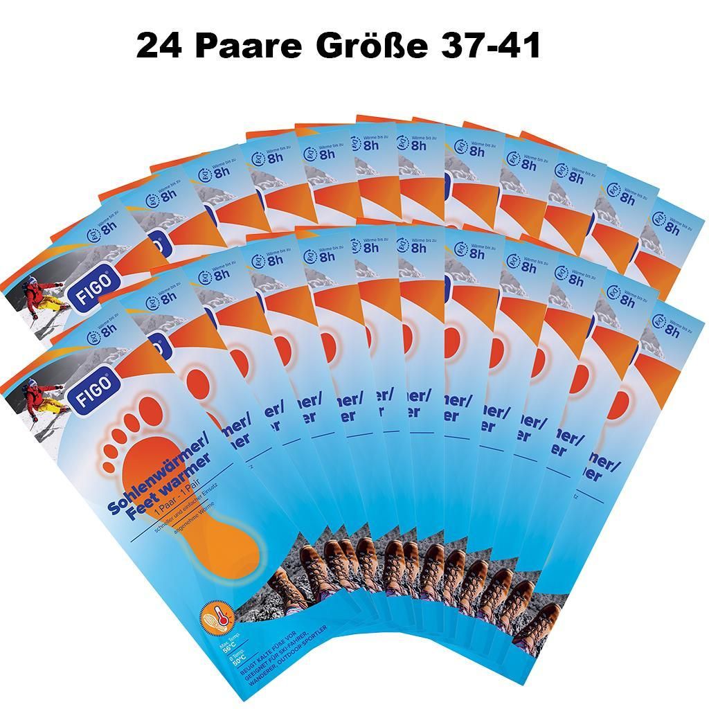 Sohlenwärmer 24er Set – 24 Paar Fußwärmer Einheitsgröße Produktbild 