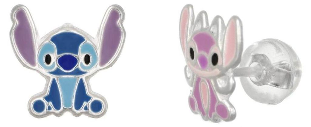 Orecchini Disney per bambini Lilo e Stitch argento Immagine del prodotto 