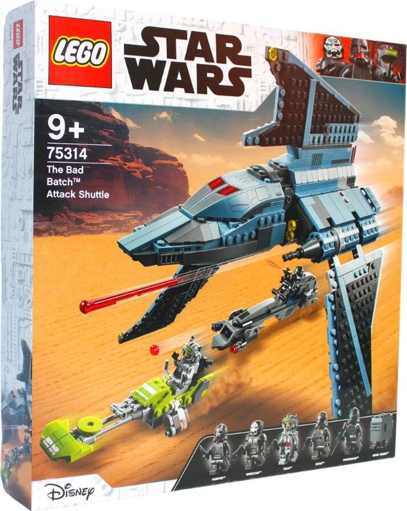 LEGO 75314 Star Wars Navette d'attaque de The Bad Batch, Image du produit 