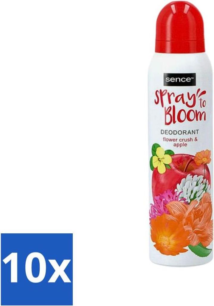 Sence - Body-X Women - Deodorant - Spray - 150 ml - Vorteilspack - 10 Stücke