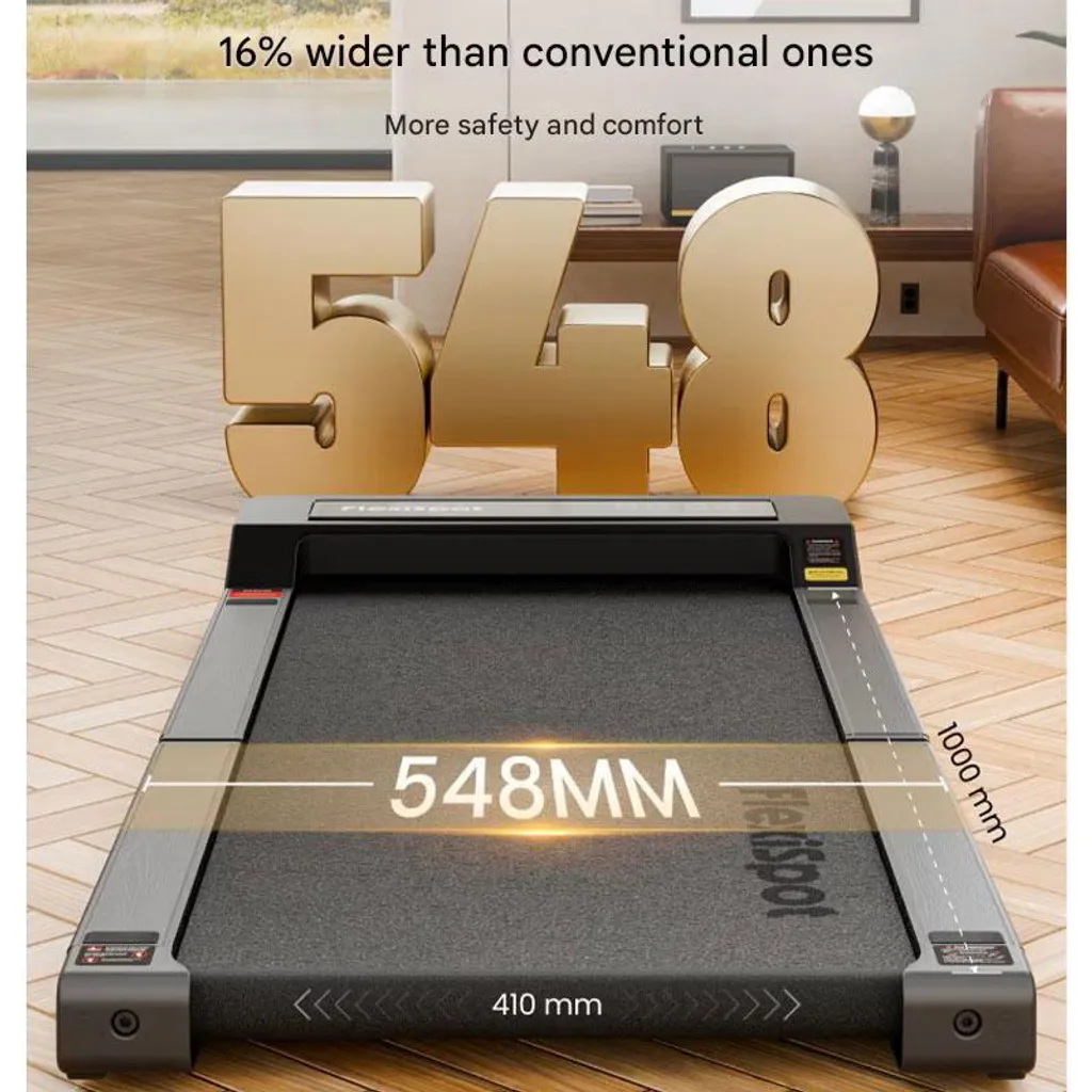 Tapis de course pliable WP01B-FD-EU - Modèle 180° ultra compact noir - 2