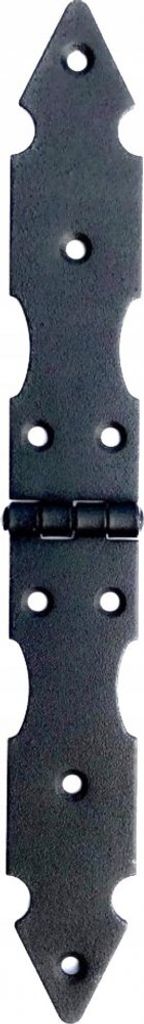 BKshop | Scharnier - Zier-Scharnier - 250x32 mm - Schwarz - Robuste Bauweise - Vielseitig einsetzbar