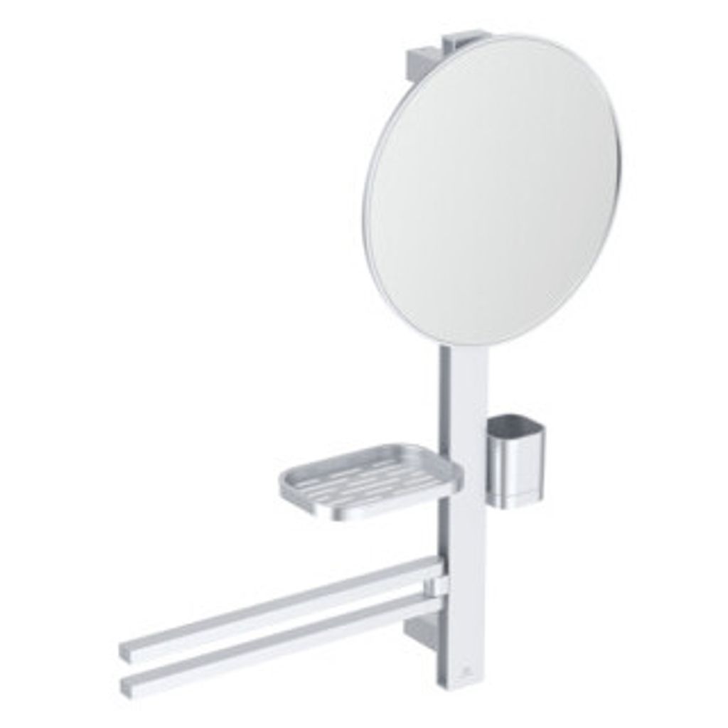 Barra di accesso M700 con specchio d= 320mm argento argento Immagine del prodotto 
