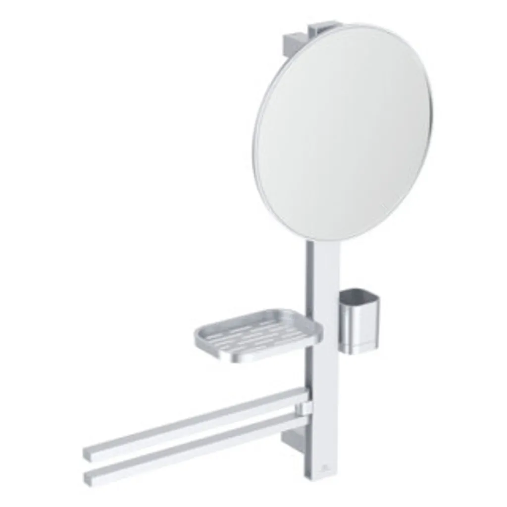 Miroir décoratif Accessoir-Bar M700, 320mm finition argentée moderne