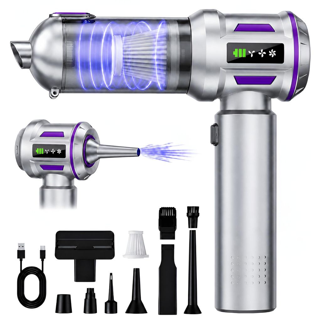 4-in-1 Autostaubsauger, Handstaubsauger Kabelloser, 80.000 Produktbild 