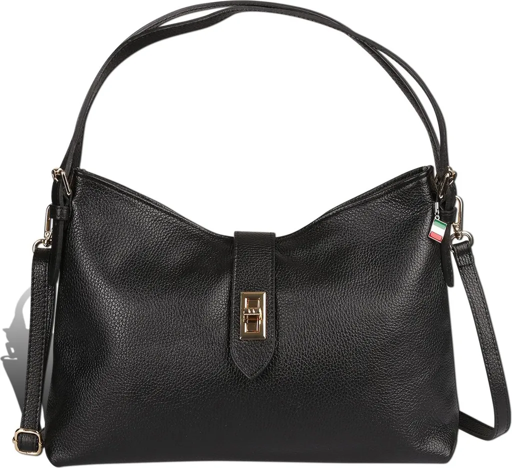 Borsa a Tracolla Florence D2OTF185S1 Pelle Nera | Design Italia