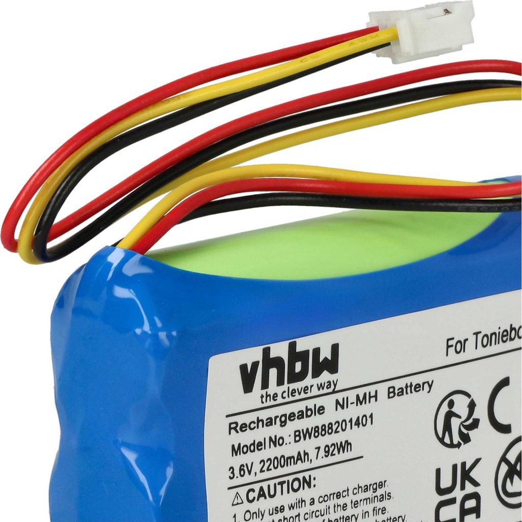 vhbw Akku kompatibel mit tonies Toniebox Hörspielbox (2200 Produktbild 7