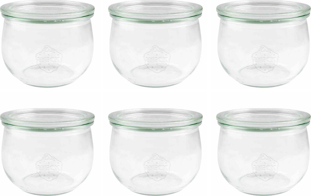 WECK Tulpenform-Glas 580ml 6er Pack