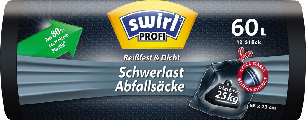 Swirl 216007, 60 L, Čierna, Plast, 12 kusov Obrázok produktu 