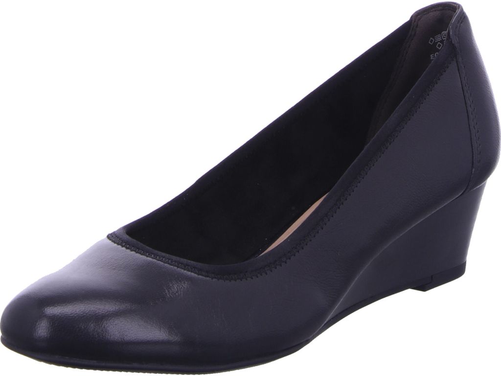 Tamaris Damen Pumps Leder Keilabsatz TOUCHit Fußbett Produktbild 25