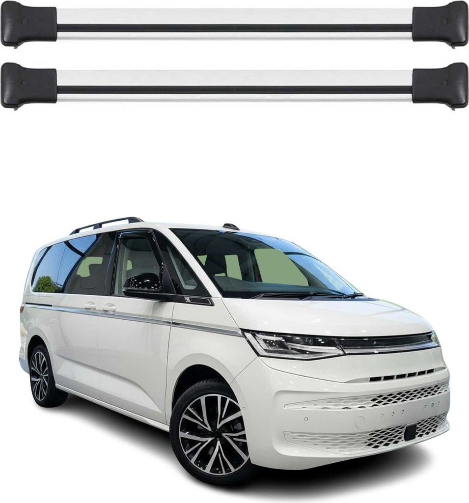 Barres de Toit Transversales pour VW Multivan T7 2022-2025 Image du produit 