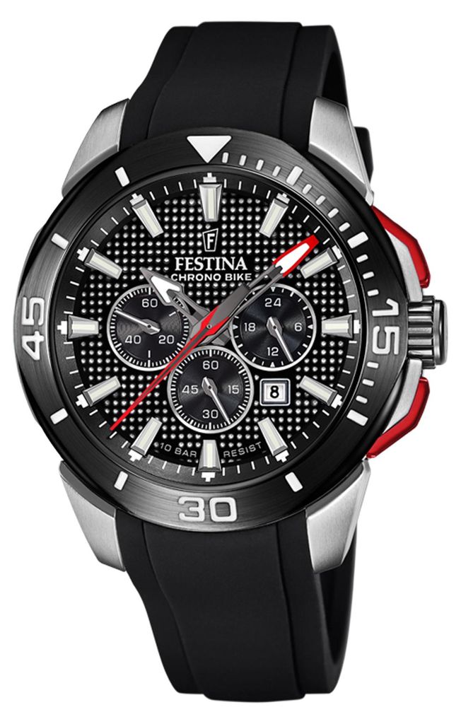 Festina Armbanduhr Herren Sport Kautschuk Uhr schwarz Produktbild 