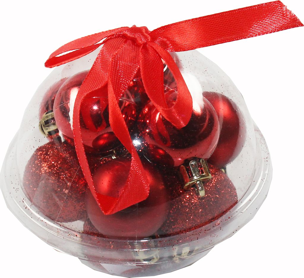 Weihnachtskugeln 12er-Set, Ø 3 cm