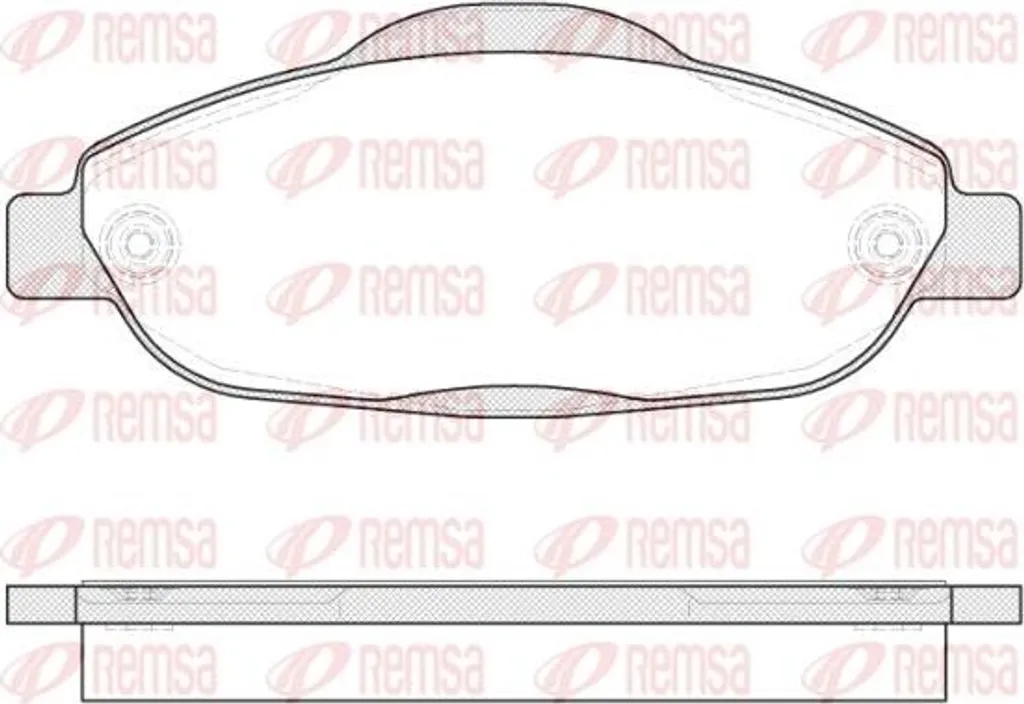 Plaquettes de frein REMSA 1323.00 OE 425393 pour Peugeot 3008 et 5008