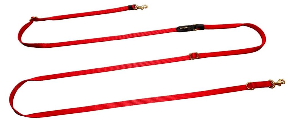 Start Umhängeleine Rot, variabel verstellbar, 170-380 cm lang, 15 mm breit