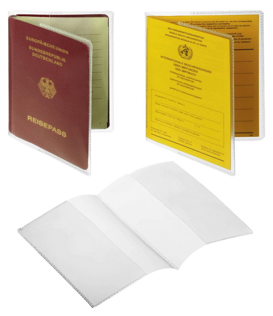 10x DURABLE Impfpasshülle 196 x 134 mm transparent 2139-19 Produktbild 