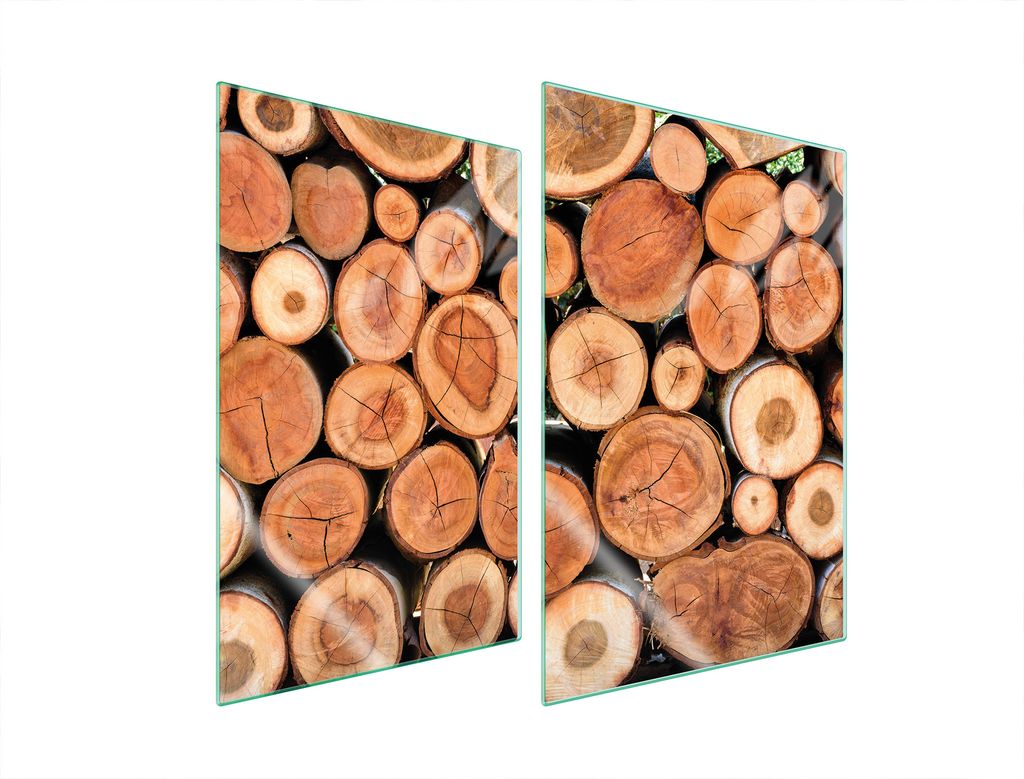 Glasschutzplatte Für Küche 2X35X52 Holz