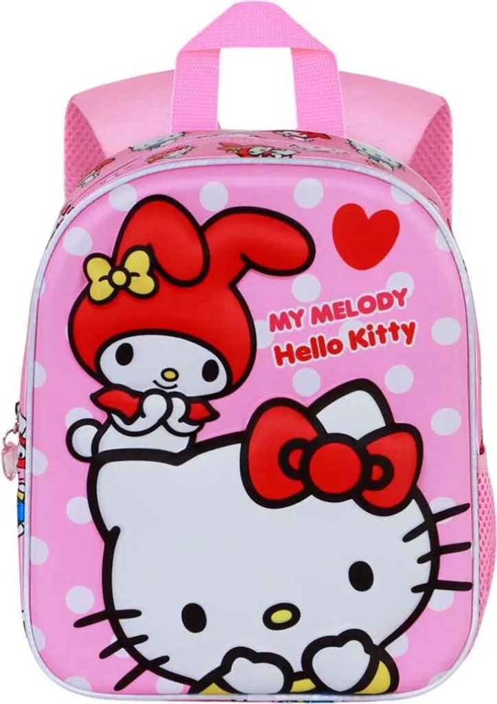 Sac à dos Hello Kitty 3D 30cm léger et ergonomique pour préserver son dos - 3