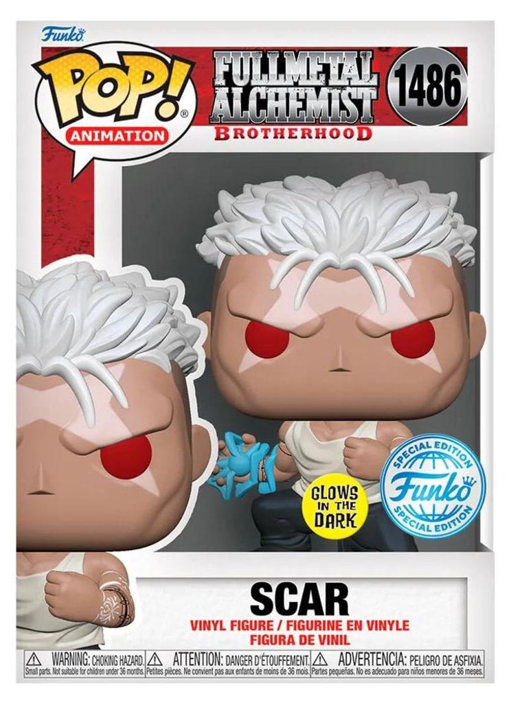 Funko Pop! Scar Exclusive - Fullmetal Alchemist Brotherhood Obrázok produktu 