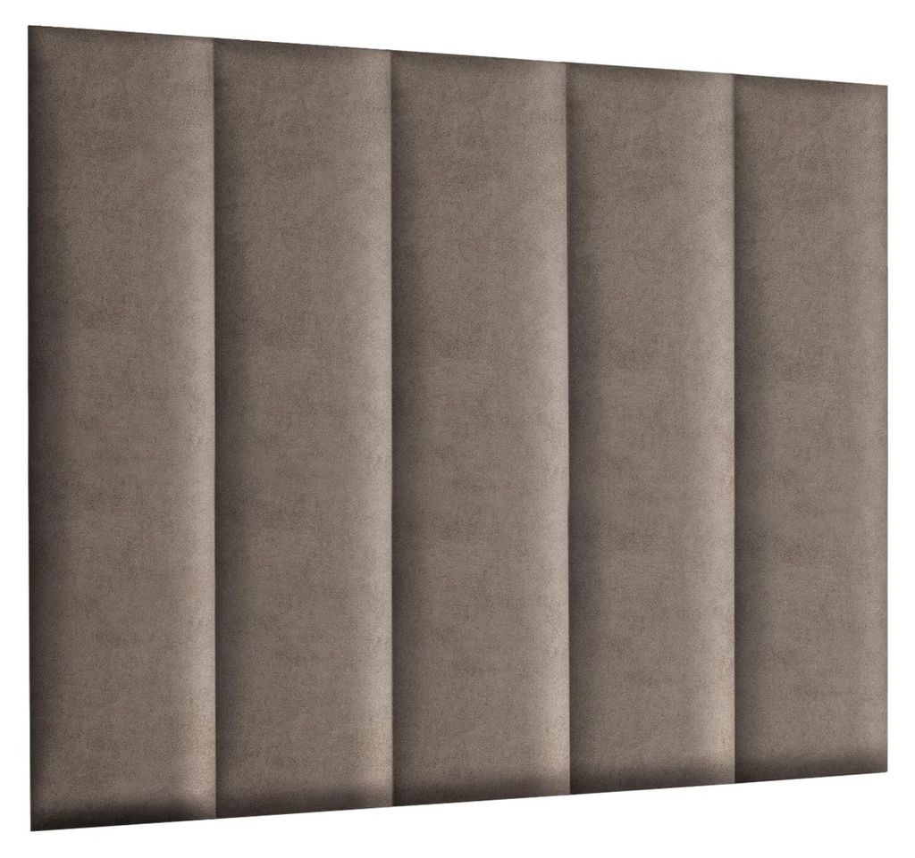 MG Design Polsterpaneel 30 x 120 cm in Braun - 3D Produktbild 