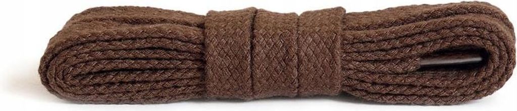 Langlebige flache Schnürsenkel Kaps - 45 cm - Braun