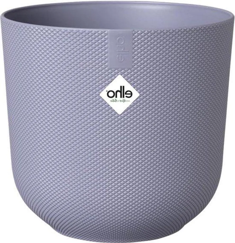Cache-pot rond violet lavande de 19 cm pour salon et bureau