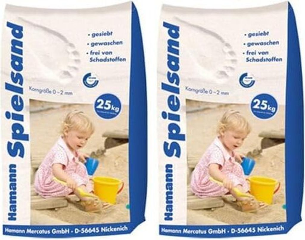 Hamann Mercatus Spielsand Classic 2 x 25 kg