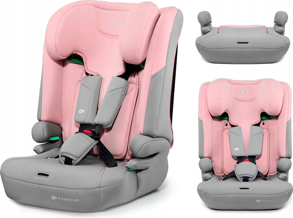 3-In-1 I-Comfy I-Size Autositz 76-150 Cm H-Guard Easy Grow Pink