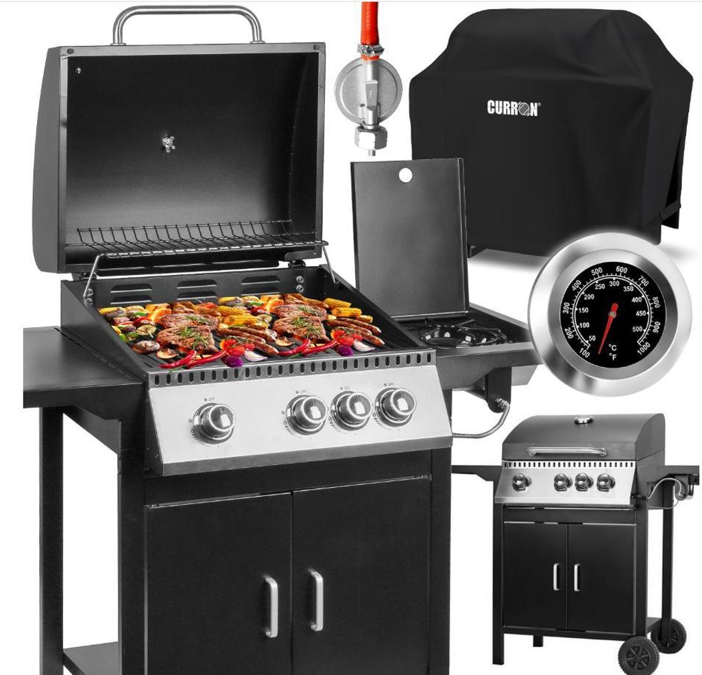 MalTec Gasgrill PartyTogether 3+1 + Schutzhülle, Produktbild 