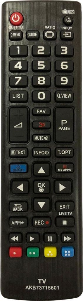 Ersatz TV Fernbedienung für LG 42UB820 Fernseher