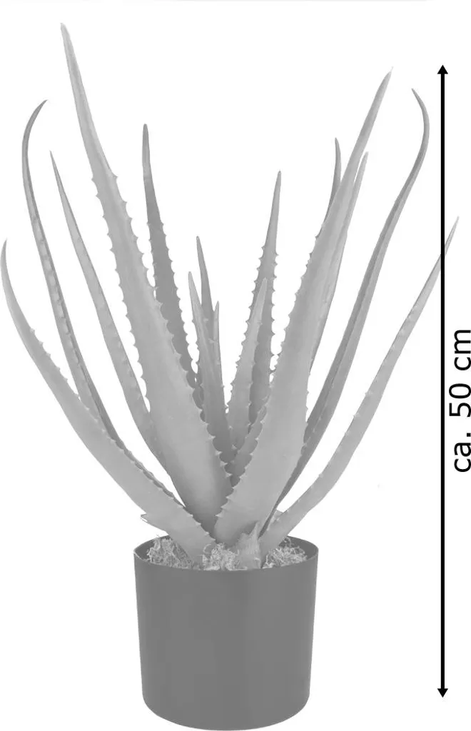 Aloe Vera Artificiale Professionale Decovego 50cm | Arredo Business