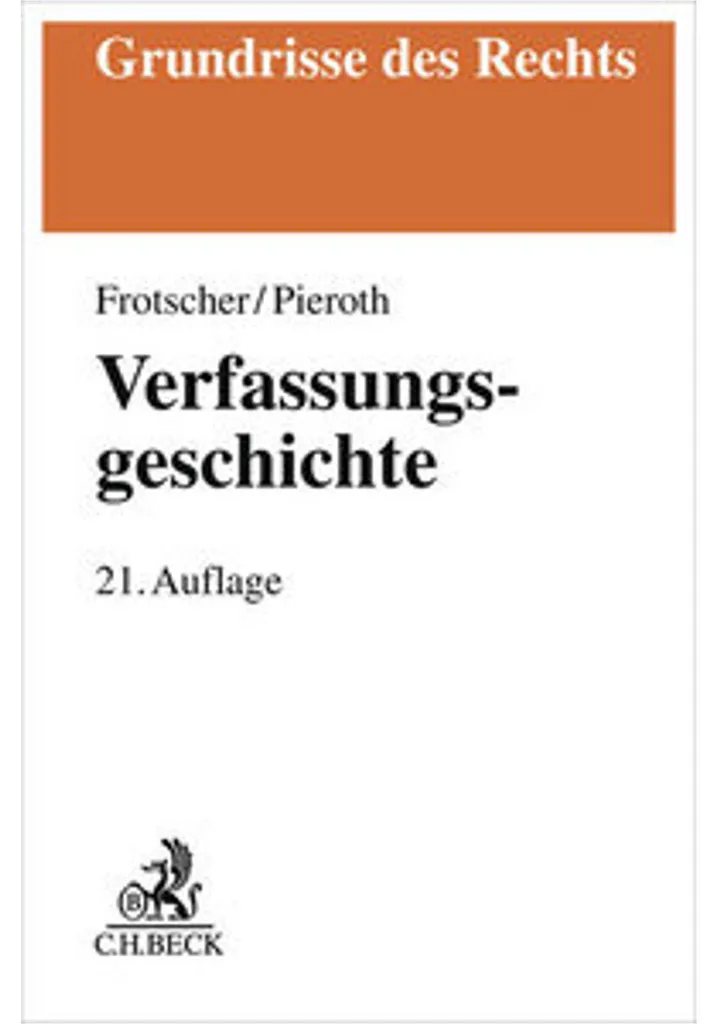 Verfassungsgeschichte : Maîtrisez enfin l'Histoire Constitutionnelle