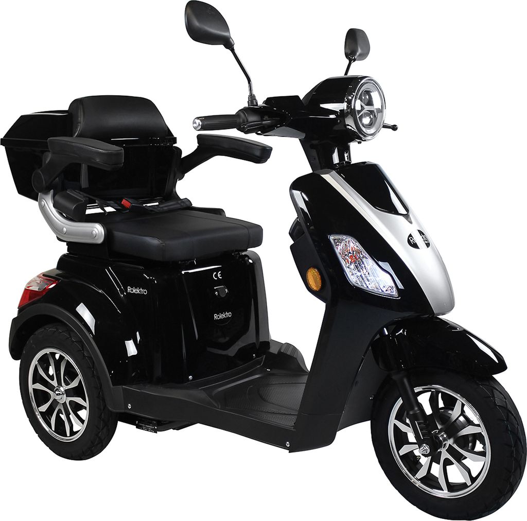 Rolektro E-Trike 25 V.3 Schwarz - 25 km/h - Lithium-Akku Produktbild 
