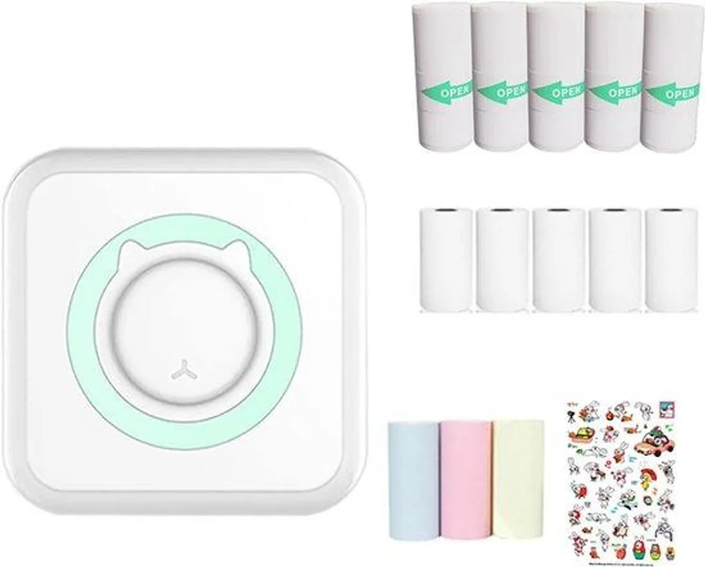 La plus petite imprimante d'autocollants thermique Bluetooth Phomemo M02