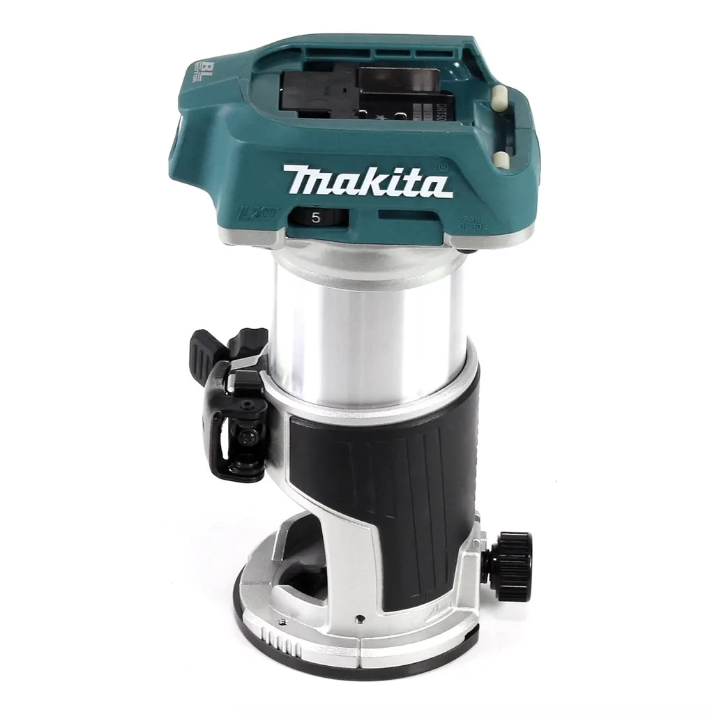 Finitions de précision sans câble avec l'affleureuse Makita DRT50RT1J