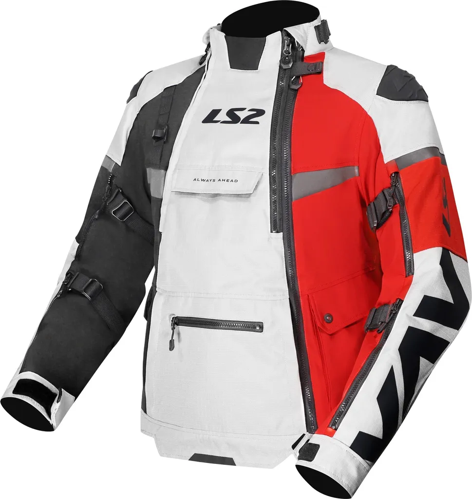 Veste moto LS2 X-Master textile étanche avec doublure amovible S