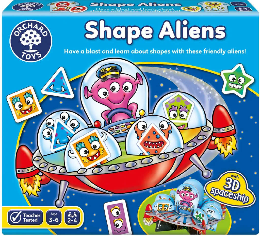 Jeu éducatif Aliens pour stimuler la créativité et l'imagination