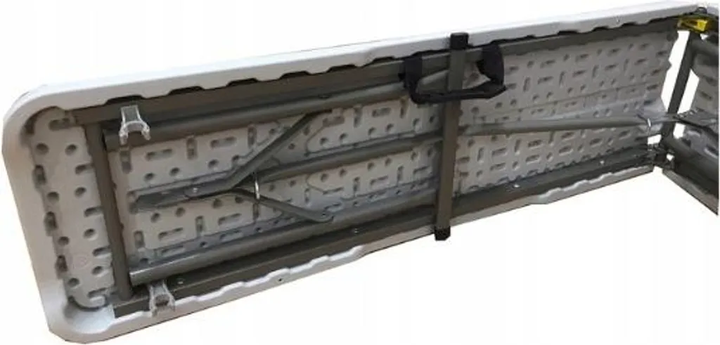 Banc de Jardin Blanc 180 cm en PVC Renforcé - Mobilier Extérieur Long - 9