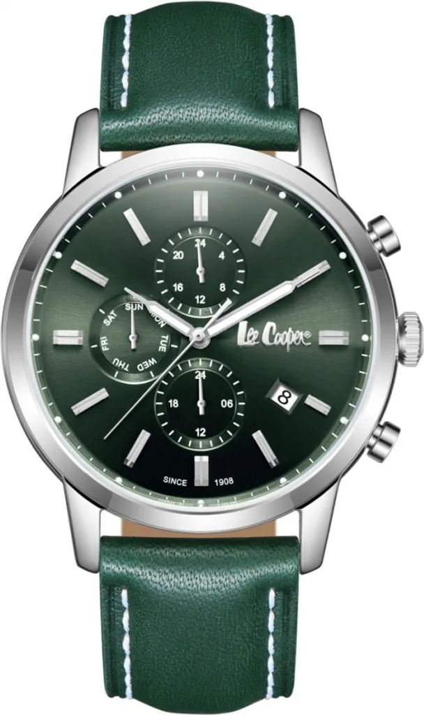 Montre Analogique pour Homme Lee Cooper - Design Moderne Coloris Vert