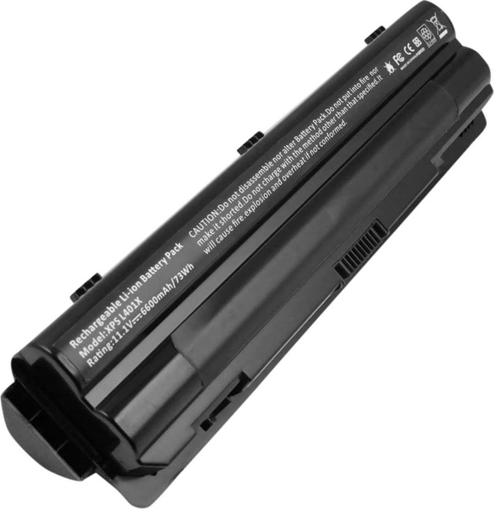 Avizar, Li-Ion Akku Dell Inspiron 14 / 15 / 17 Laptop 6600mAh, Schwarz