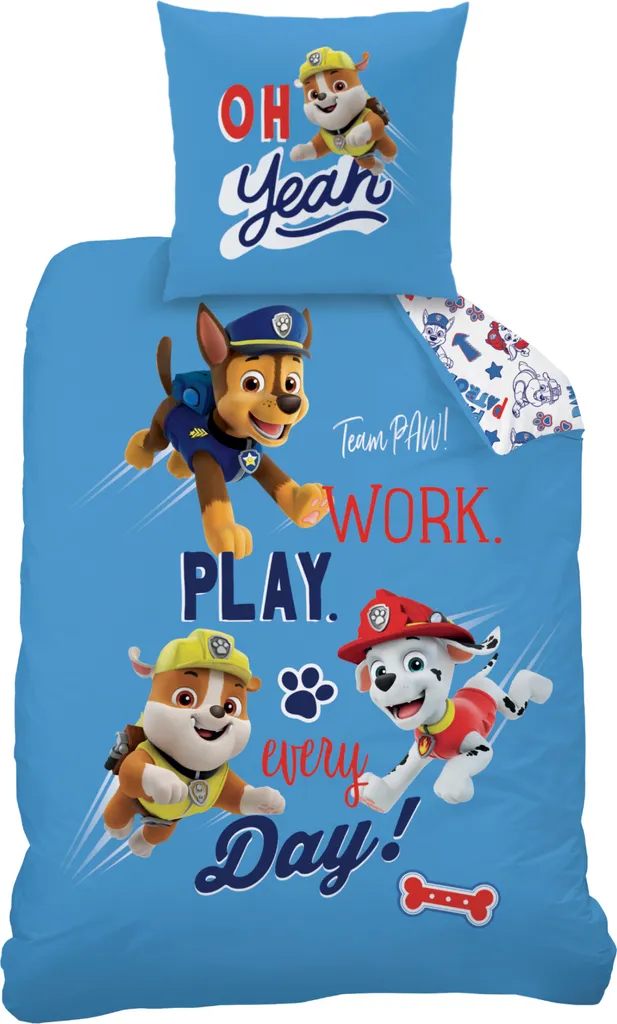 Offerta Copripiumino PAW Patrol 100% Cotone 140x200 + Federa