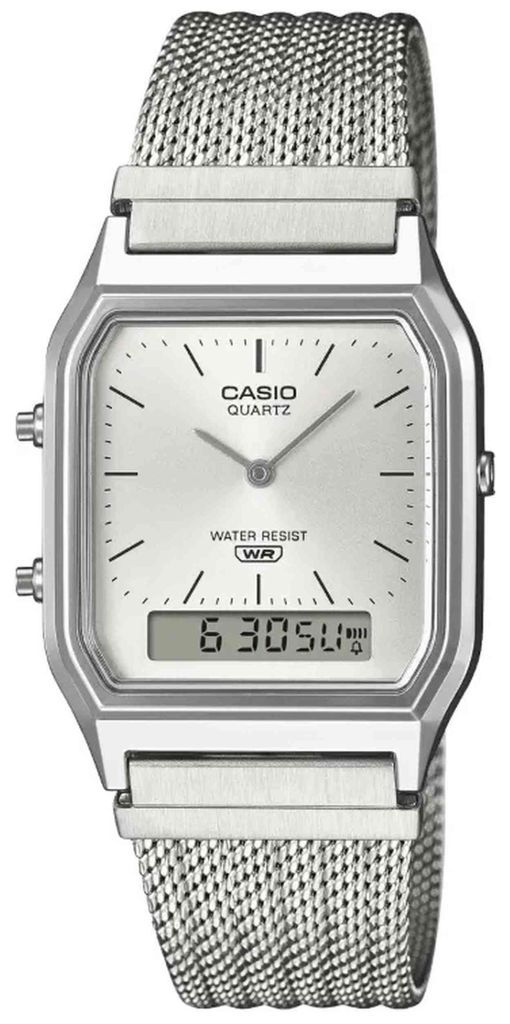 Casio Vintage-Uhr AQ-230EM-7AEF Analog-Digital Mailänder Produktbild 