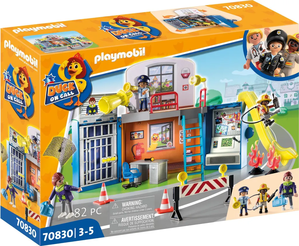 Playmobil 70830 Centre d'Intervention Mobile : Le Jouet Complet de Secours
